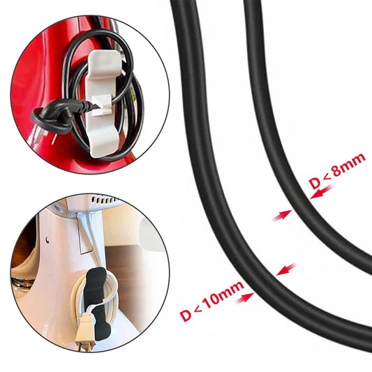 Cord Wrapper Hooks & Cable Organizer Set – 3/6pcs Wire Management Clips
