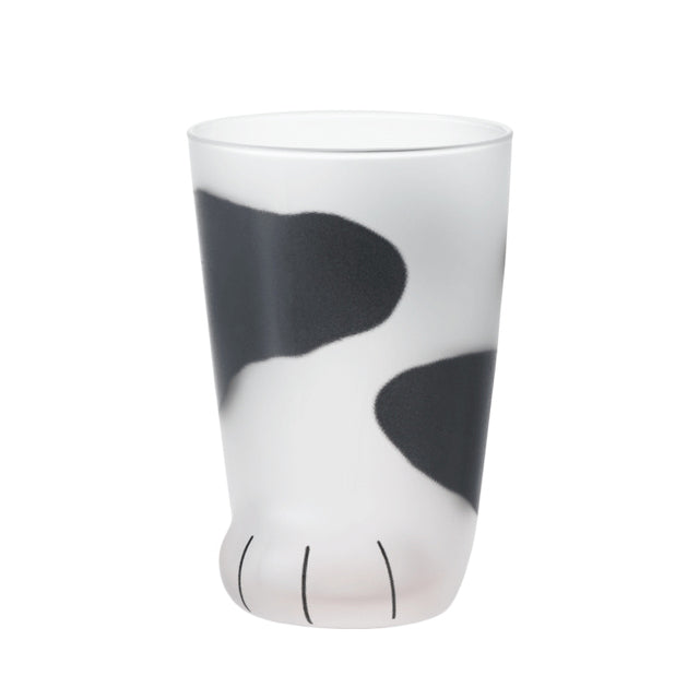 Cat Paw Glass Cup – 300ml Kawaii Frosted Cat Claw Coffee & Milk Cup