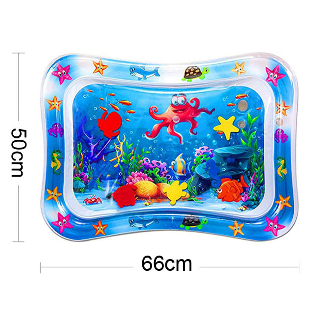 Baby & Kids Water Play Mat – Inflatable Splash Pad Tummy Time Sensory Mat for Infants & Toddlers