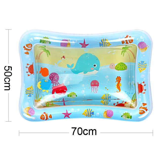 Baby & Kids Water Play Mat – Inflatable Splash Pad Tummy Time Sensory Mat for Infants & Toddlers