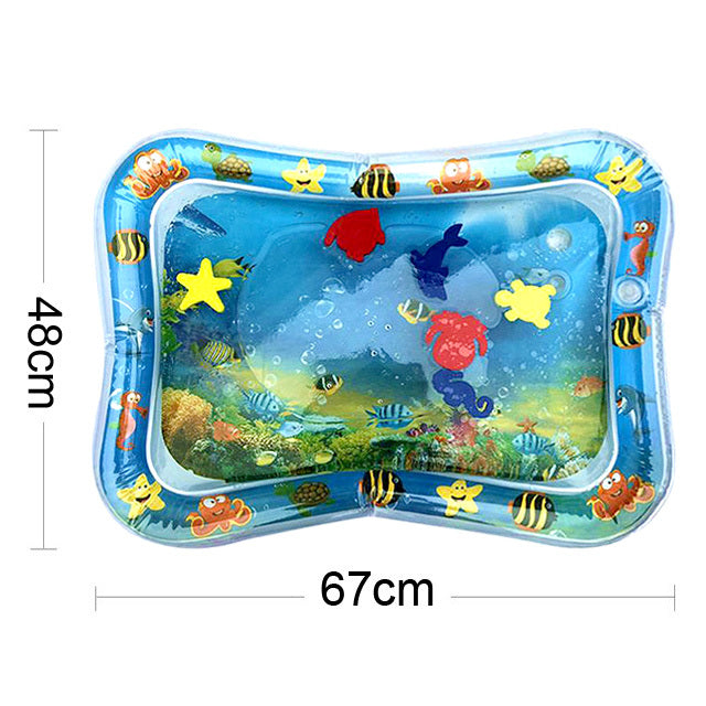 Baby & Kids Water Play Mat – Inflatable Splash Pad Tummy Time Sensory Mat for Infants & Toddlers