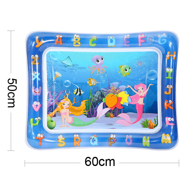 Baby & Kids Water Play Mat – Inflatable Splash Pad Tummy Time Sensory Mat for Infants & Toddlers