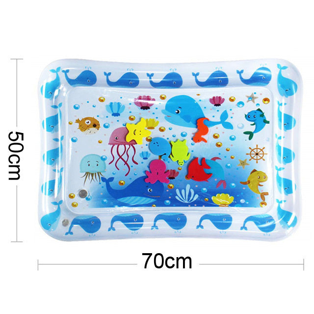 Baby & Kids Water Play Mat – Inflatable Splash Pad Tummy Time Sensory Mat for Infants & Toddlers