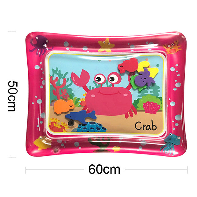 Baby & Kids Water Play Mat – Inflatable Splash Pad Tummy Time Sensory Mat for Infants & Toddlers
