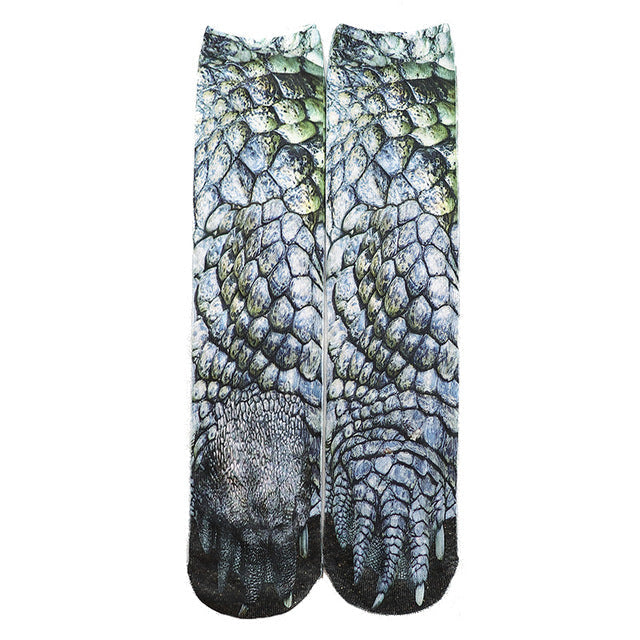 Animal Paw Socks – Cute Novelty Fluffy Paw Print Socks for Women & Kids