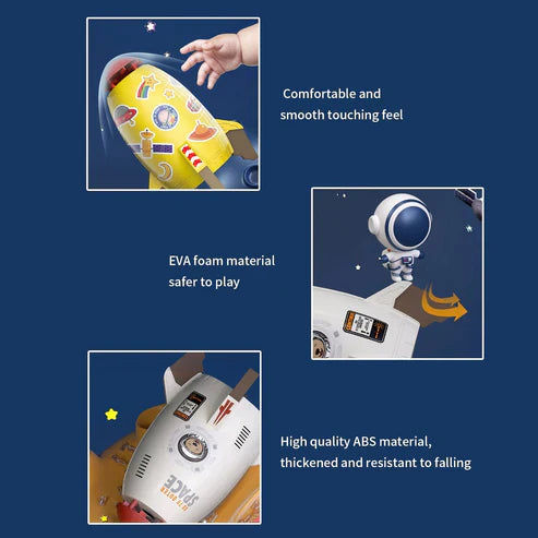 Water Spray Space Rocket Launcher Kids Toy - Outdoor Water Play Set