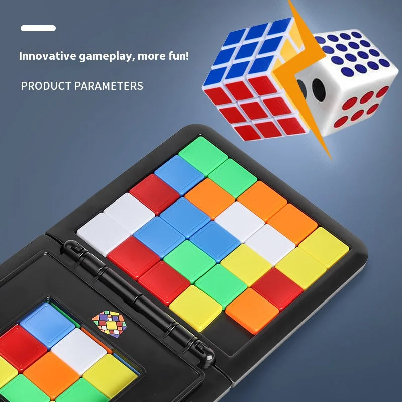 Competitive Dual Player Tabletop Battle Cube Strategy