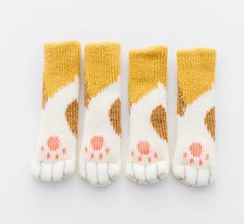 Kitty Paw Chair Socks – Cute Floor Protectors for Chair & Table Legs
