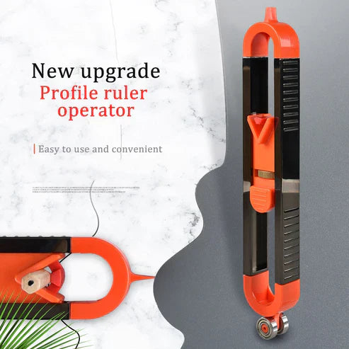 Adjustable Profile Scribing Ruler - Contour Gauge Shape Duplicator Tool