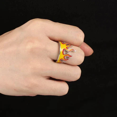 Adjustable Flame Ring - Unique Fashion Statement Jewelry