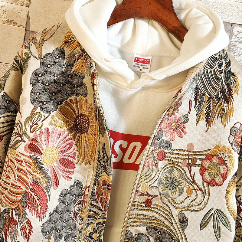 Embroidery Bomber Jacket – Premium Streetwear Varsity Coat