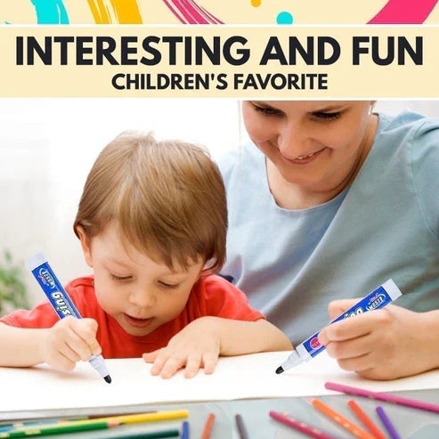 Magical Water Painting Pens – Draw & Watch Drawings Float on Water | Kids Creative Art Set