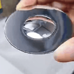 Universal Pop-Up Sink Drain Filter Plug - Hair Catcher & Drain Stopper