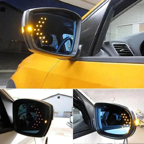 2 Pcs LED Arrow Panel For Car - Dynamic Turn Signal Indicator Light