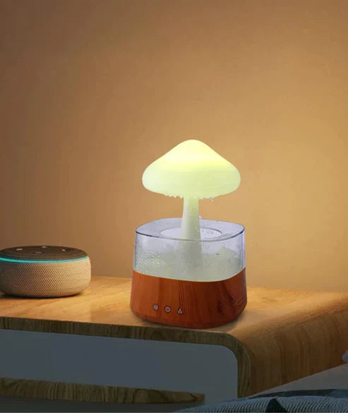 Rainify™ Rainy Cloud Humidifier – LED Night Light & Essential Oil Diffuser