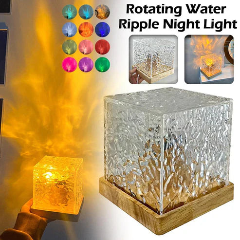 Shining Diamond Table Night Lamp – 16 Color RGB LED Touch & Remote Control
