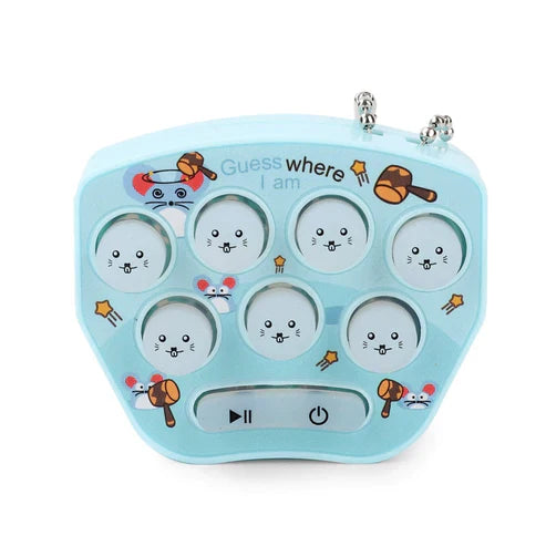 Mini Pocket Whac-a-Mole Keychain Toy – Fun Stress Relief Game for Kids & Adults