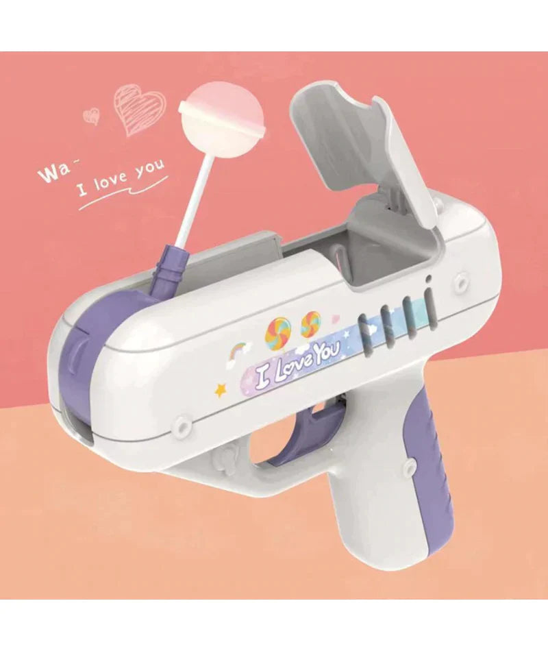 Candy Lollipop Gun – Fun Novelty Toy That Shoots Lollipops for Kids & Parties