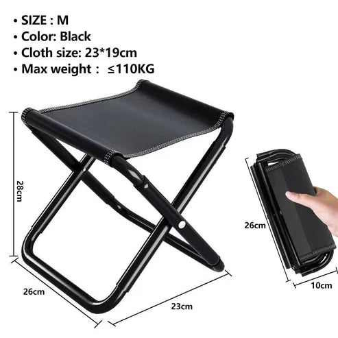 Foldable Mini Hiking Stool – Portable Smart Rest Seat for Outdoor Adventures