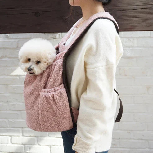 Wander Paw Cute Pet Carrier Backpack - Portable Travel Bag for Cats & Dogs
