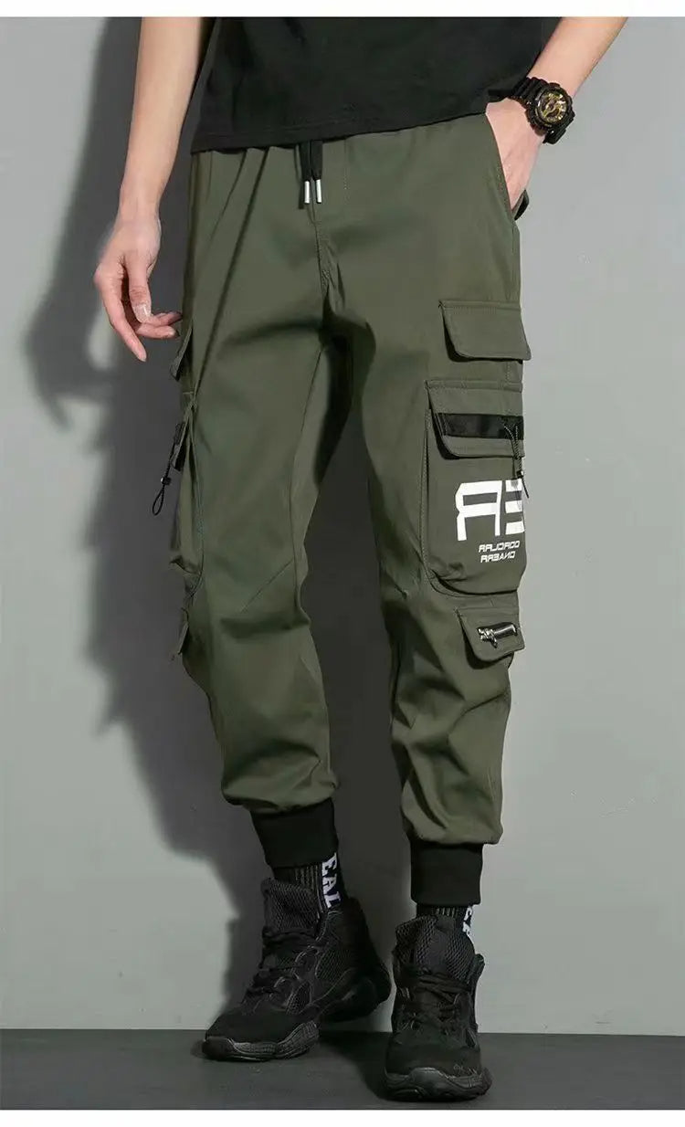 Multi-Pocket Cargo Pants – Streetwear Utility Trousers for Men & Women