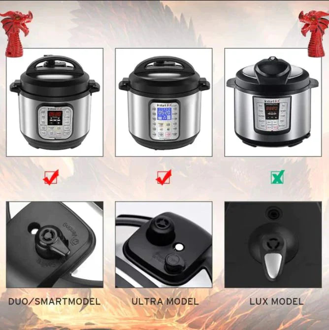Instant Pot Steam Diverter - Pressure Cooker Steam Release Accessory
