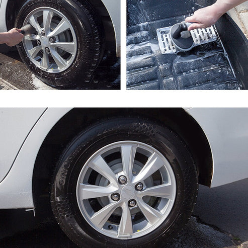 Wheel Wizard Car Deep Cleaning Brush - Professional Wheel & Rim Detailing Tool