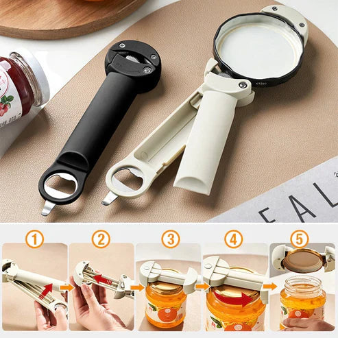 Adjustable Easy Fast Bottle Opener - Universal Stainless Steel Opener