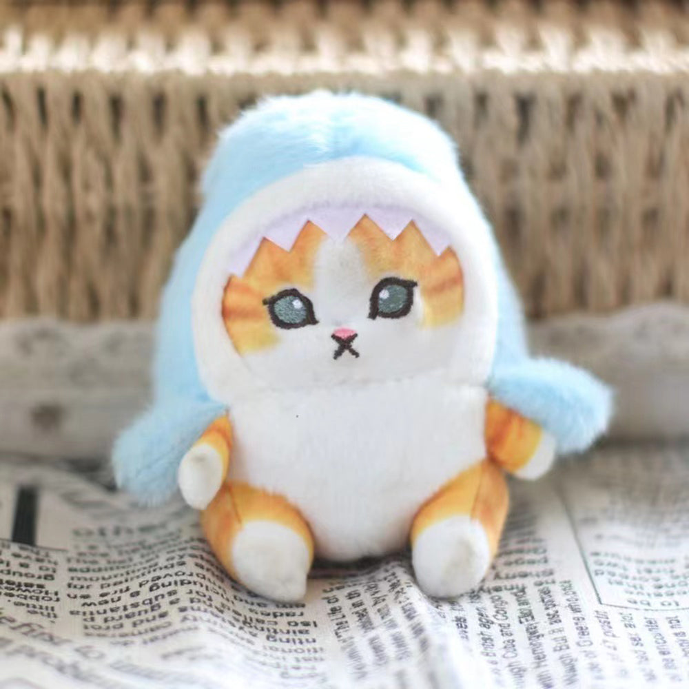 Cute Plush Toy - Shark Cat Fried Shrimp Soft Stuffed Animal Pillow