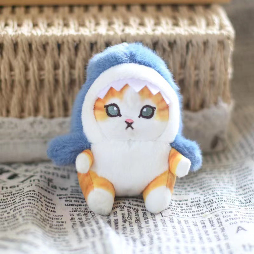 Cute Plush Toy - Shark Cat Fried Shrimp Soft Stuffed Animal Pillow