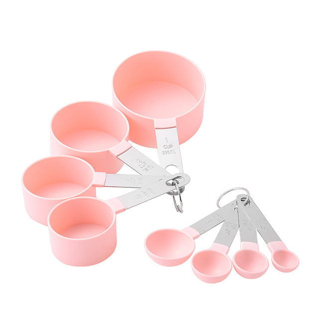 Measuring Spoons Set – 4 & 8 Piece Stainless Steel Teaspoon & Tablespoon Kit