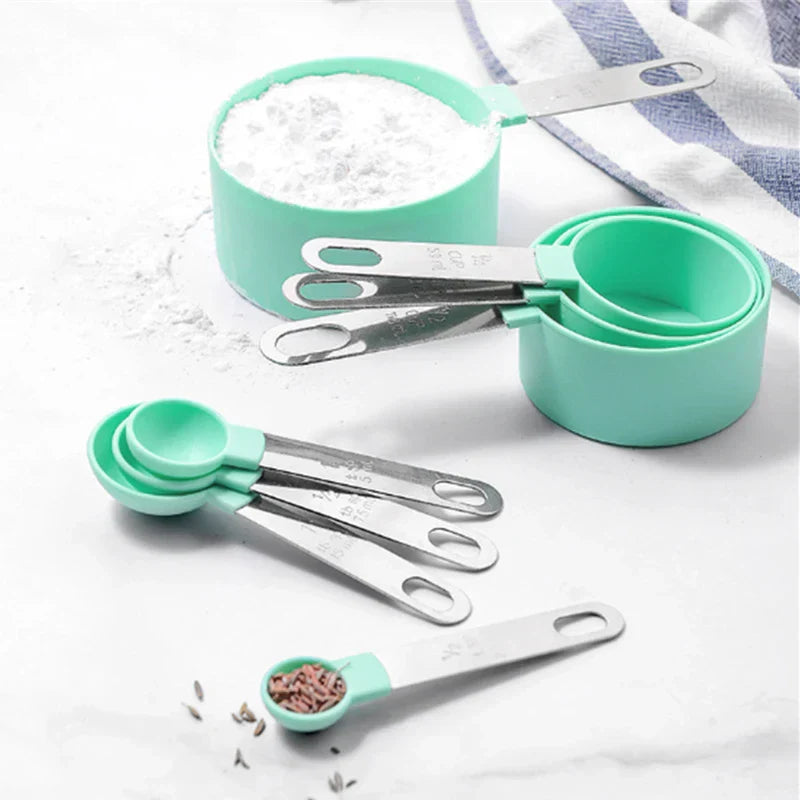 Measuring Spoons Set – 4 & 8 Piece Stainless Steel Teaspoon & Tablespoon Kit