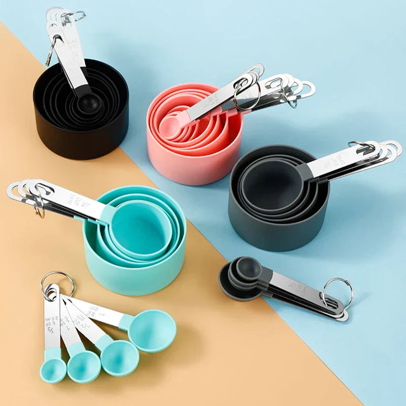 Measuring Spoons Set – 4 & 8 Piece Stainless Steel Teaspoon & Tablespoon Kit