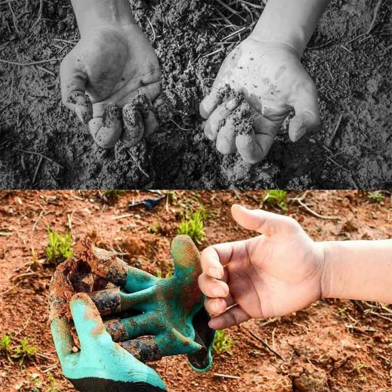 Garden Claw Gloves – Waterproof Digging Gloves with ABS Fingertip Claws