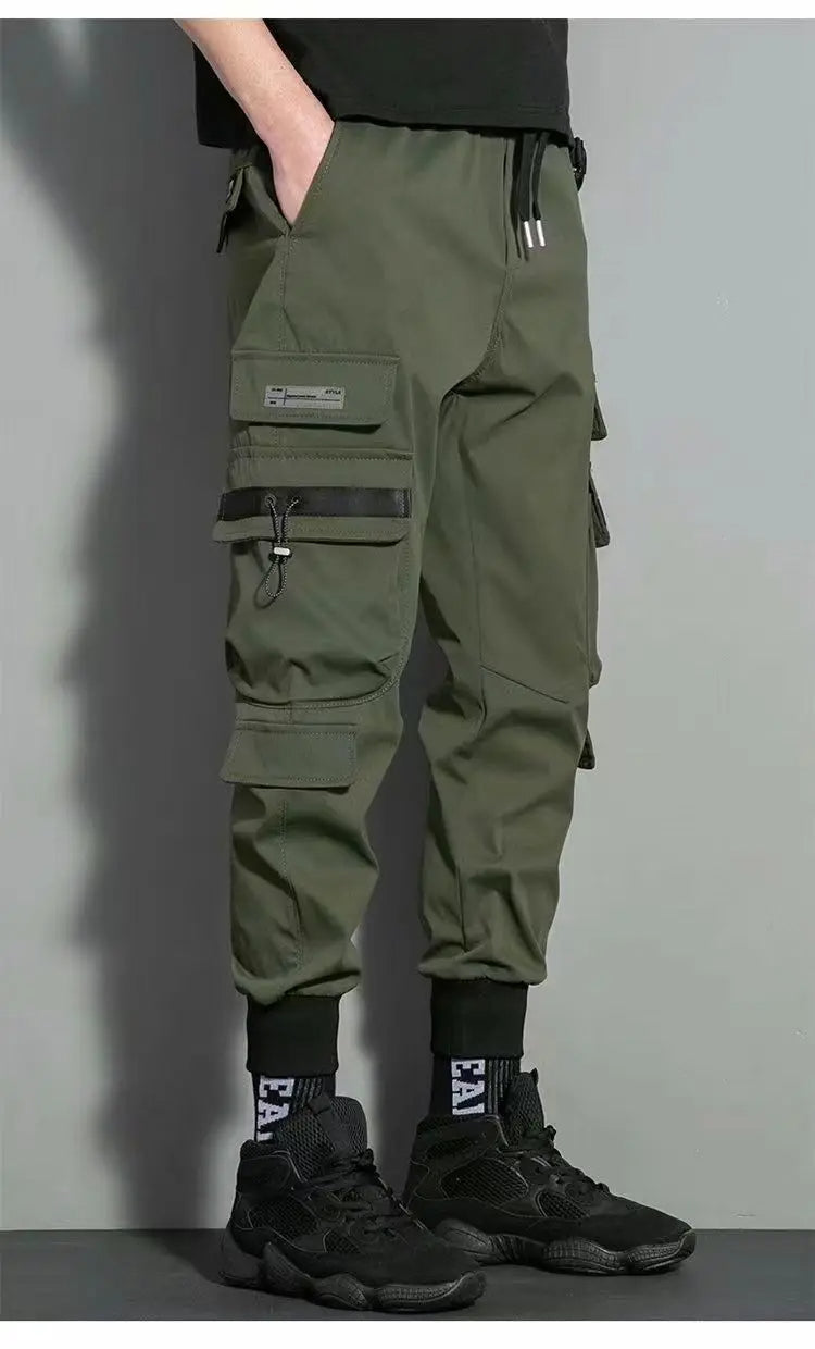 Multi-Pocket Cargo Pants – Streetwear Utility Trousers for Men & Women