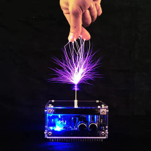 Bluetooth Music Tesla Coil – Wireless Lightning Arc Plasma Speaker Science Experiment Gadget