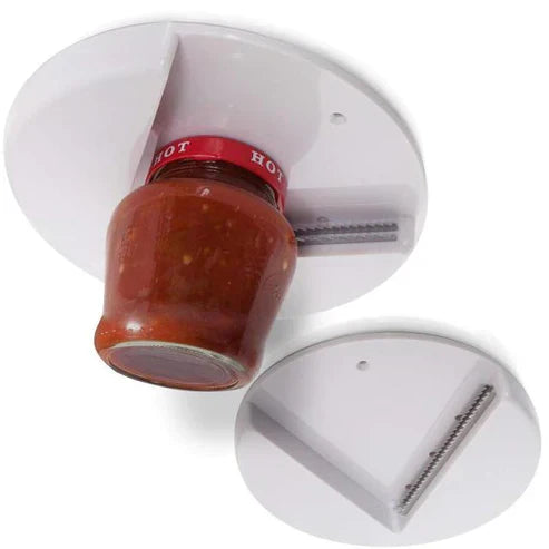 Creative Under Cabinet Jar Opener - Wall Mounted Hands-Free Lid Opener