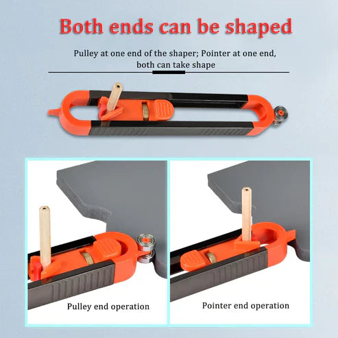 Adjustable Profile Scribing Ruler - Contour Gauge Shape Duplicator Tool