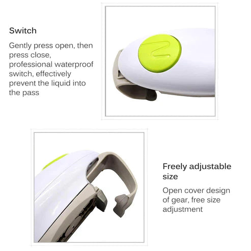 Electric Automatic Jar Opener - One Touch Battery Powered Lid Opener