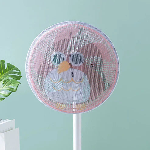 Anti-Pinch Fan Safety Cover - Child & Pet Safety Net for Fans