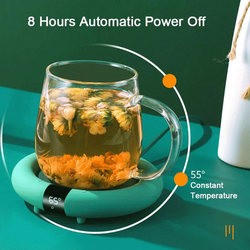 Pastel Dreams Coffee Mug Warmer – Cute Electric Drink Warmer for Desk & Home