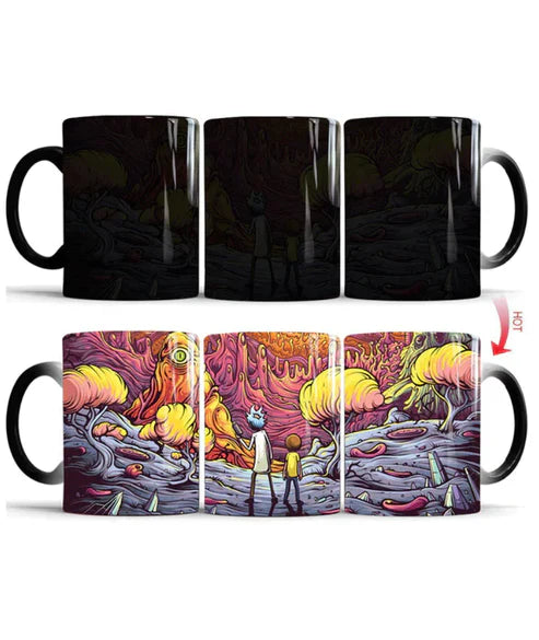 Thermochromic Color Changing Mug – Heat Sensitive Magic Coffee Cup