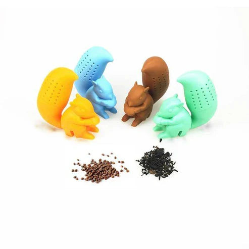 Squirrel Tea Infuser - Cute Silicone Loose Leaf Tea Strainer