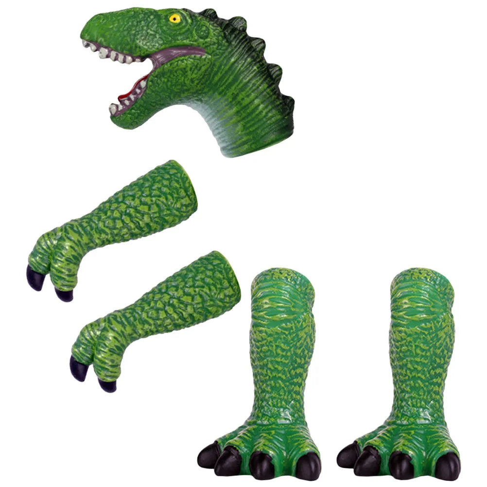Dinosaur Finger Puppet Toys – Cute Vinyl Dino Hand Puppets for Kids | Storytelling, Party Favours & Play