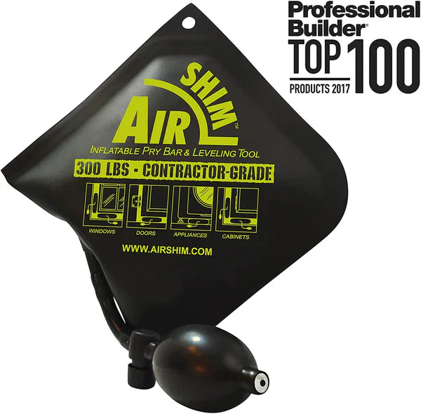 Inflatable Air Shim Tool - 300 LB Contractor Grade Leveling & Alignment Tool for Windows, Doors & Cabinets