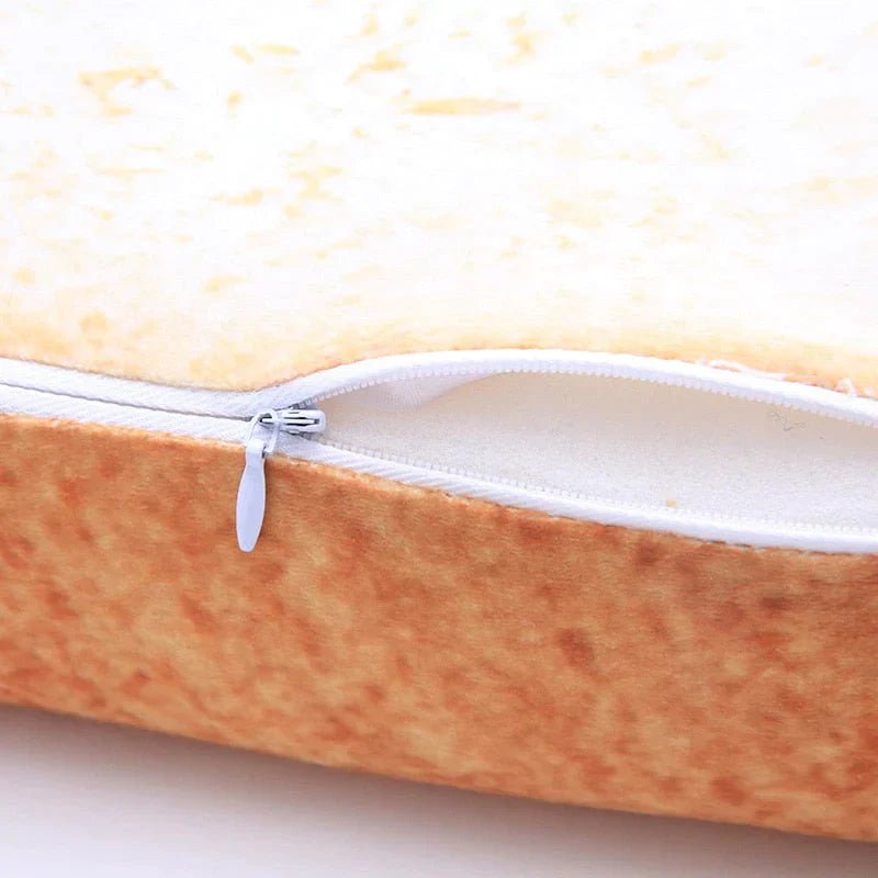 Toast Cat Bed - Cute Bread Slice Shaped Warm Pet Bed for Cats & Small Dogs
