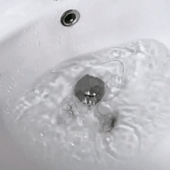 Universal Pop-Up Sink Drain Filter Plug - Hair Catcher & Drain Stopper
