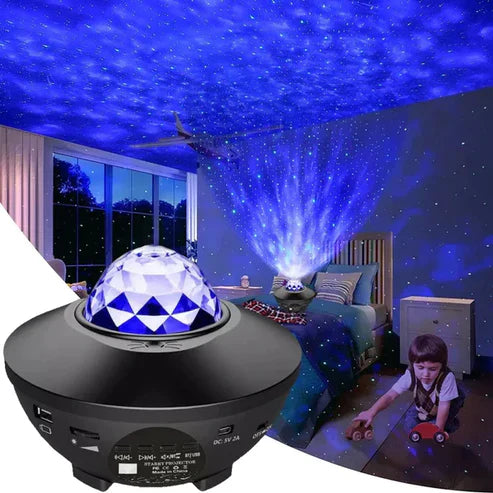 Star Projector - 3-in-1 Galaxy Night Light with Bluetooth Speaker & Timer