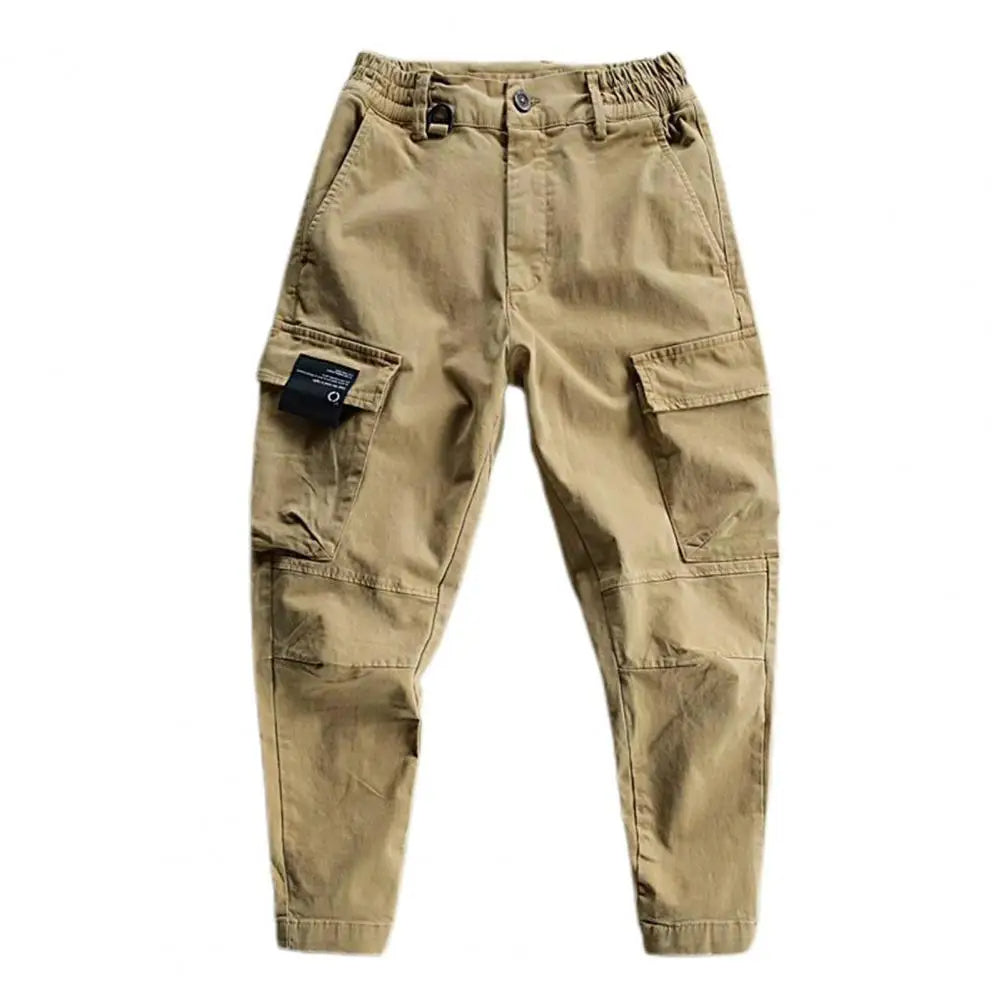 Men's Multi-Pocket Cargo Pants – Quick-Dry Outdoor & Casual Trousers