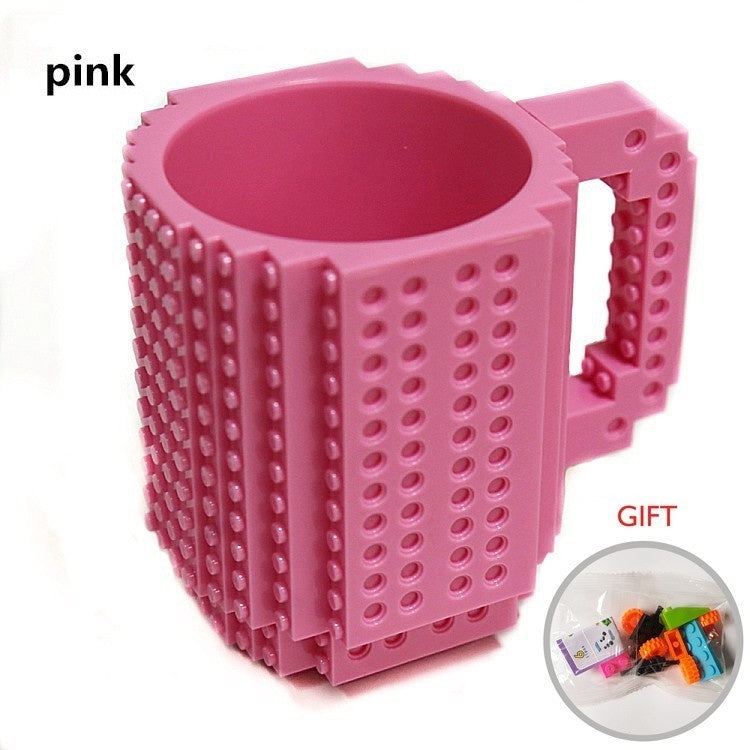 Build-On Brick Mug - Creative LEGO-Style Coffee Cup with Building Blocks
